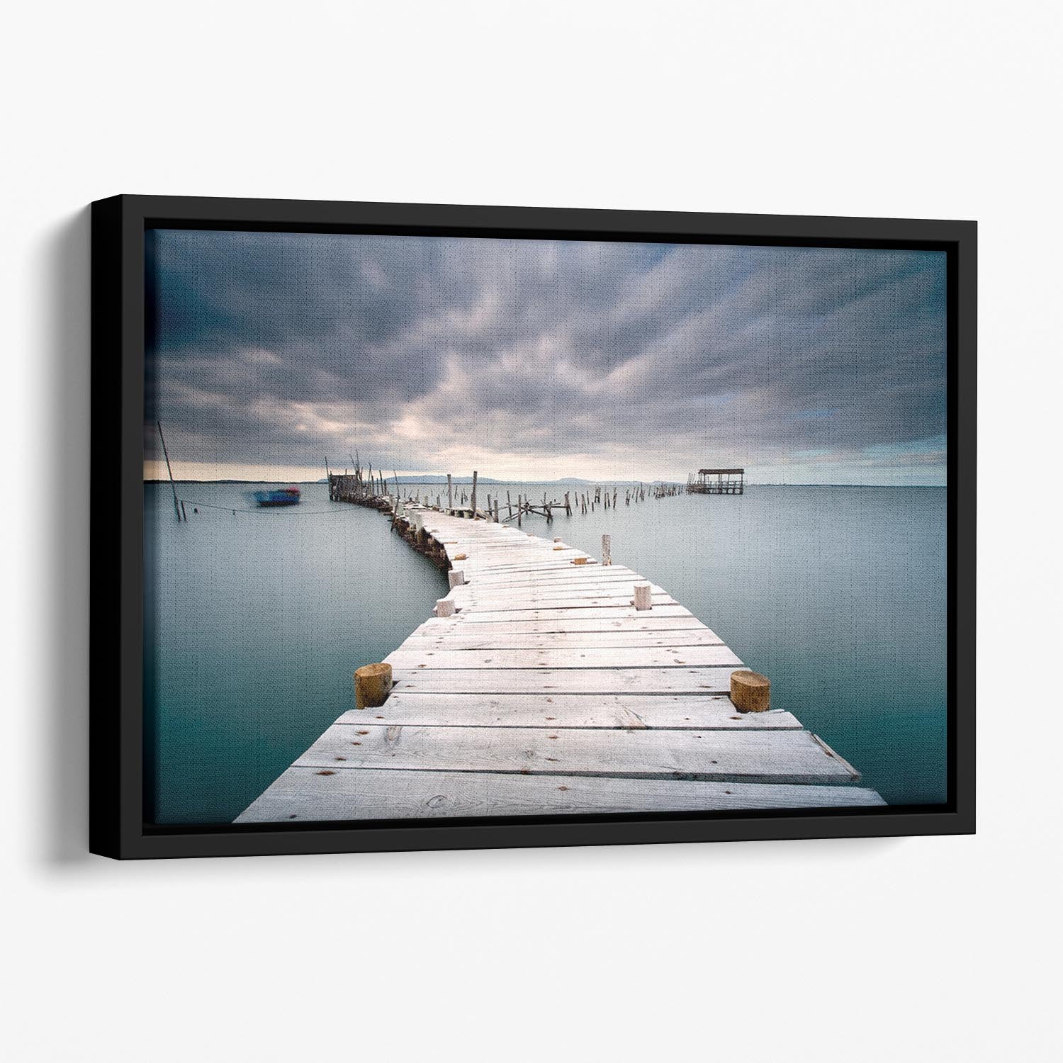 Last Path Floating Framed Canvas - Canvas Art Rocks - 1