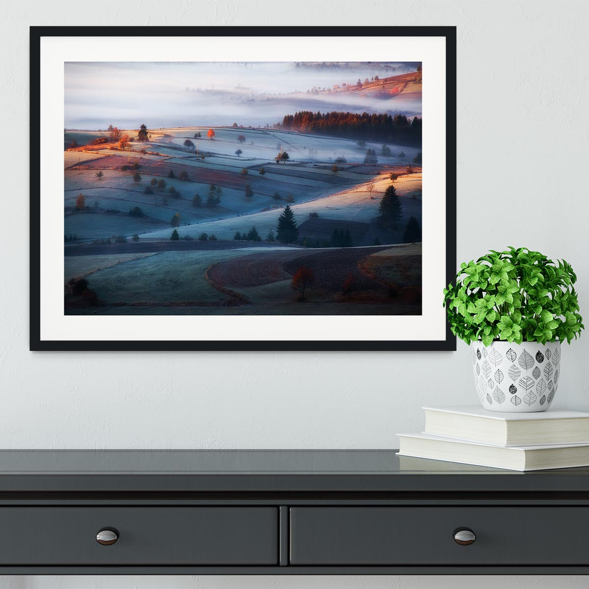 Mist Framed Print - Canvas Art Rocks - 1