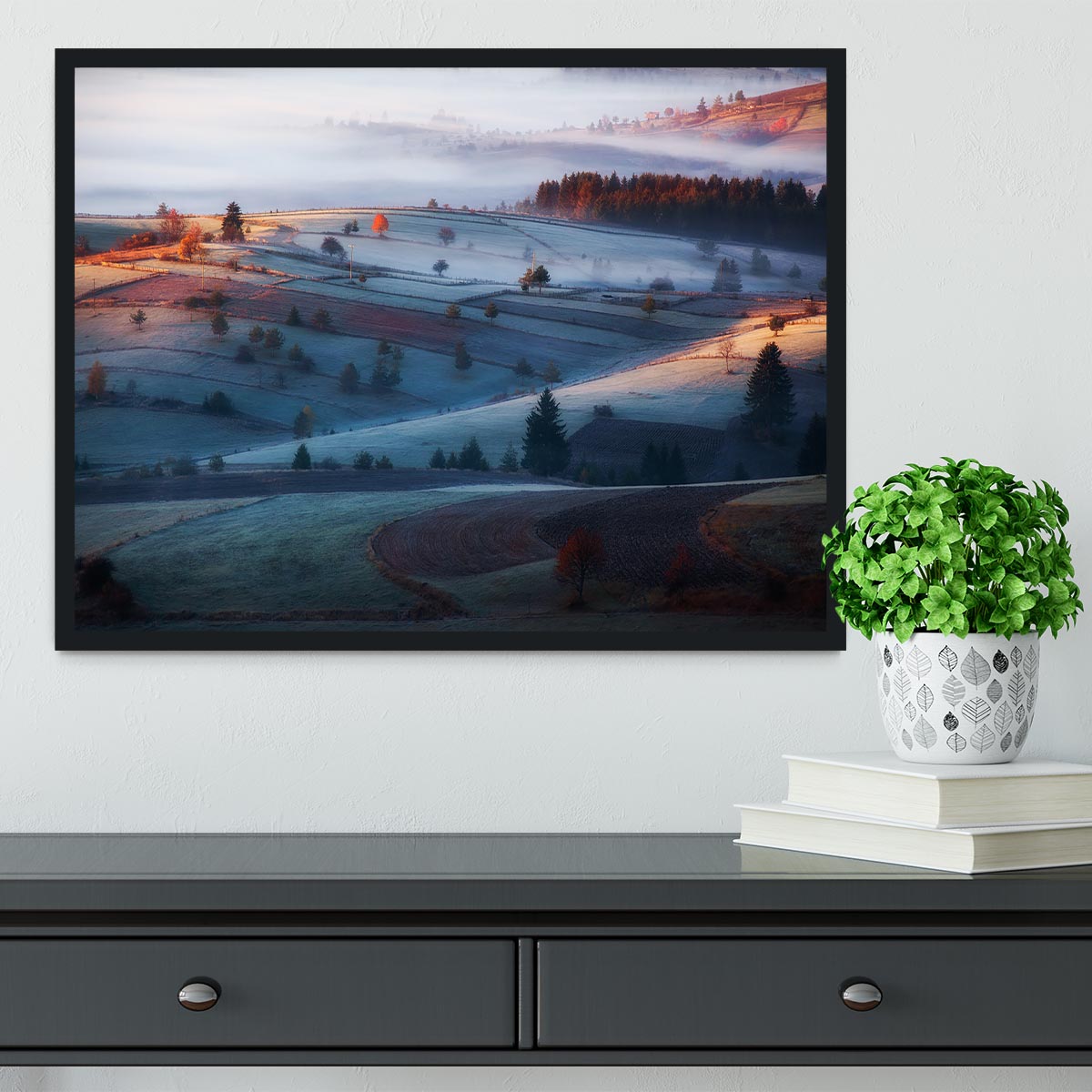 Mist Framed Print - Canvas Art Rocks - 2