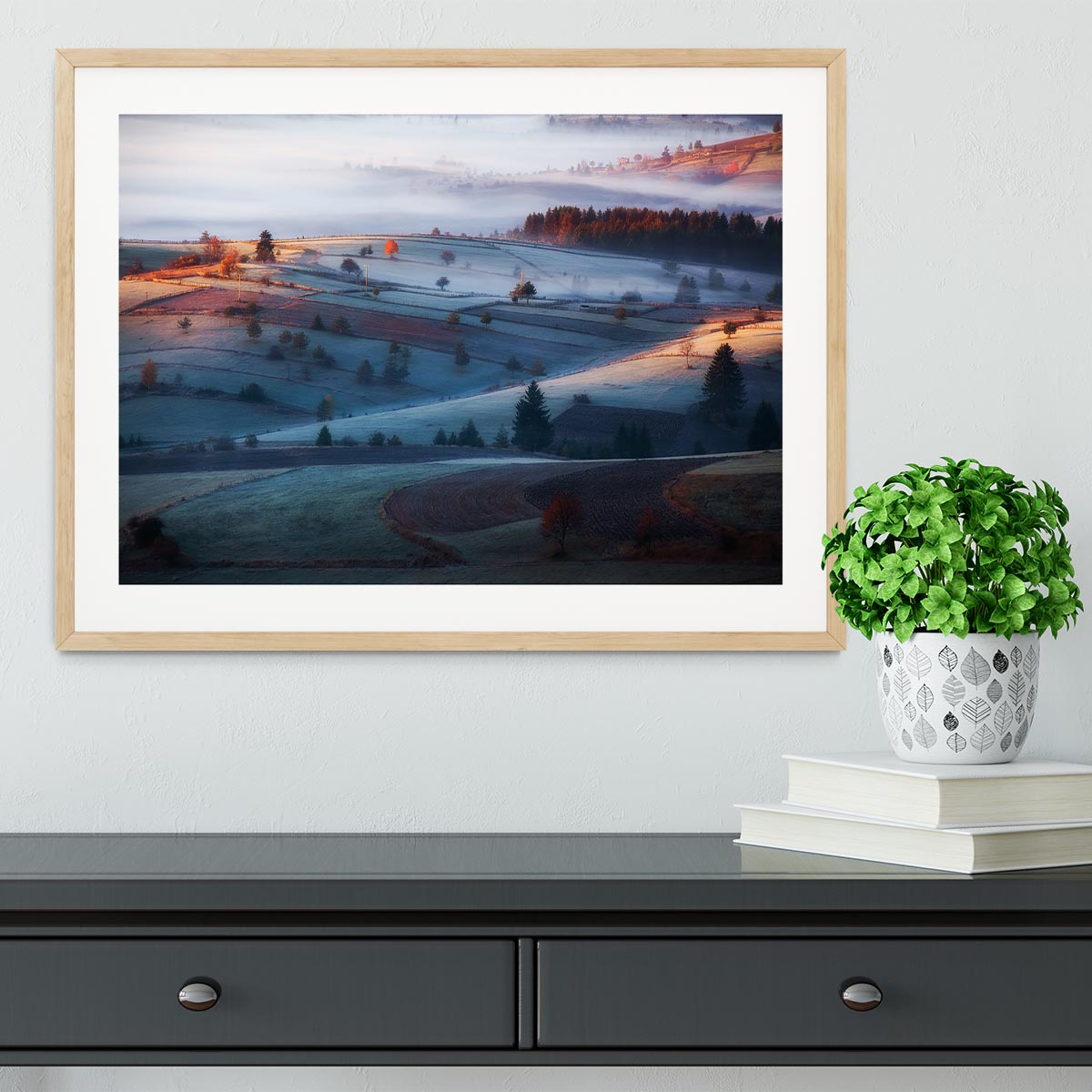 Mist Framed Print - Canvas Art Rocks - 3