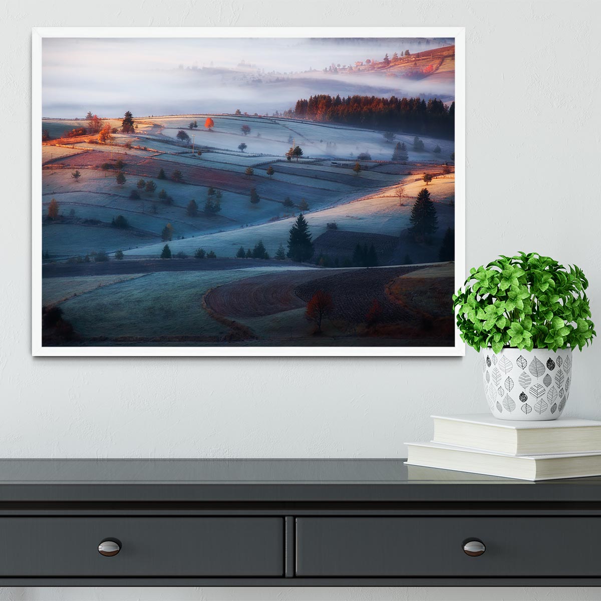 Mist Framed Print - Canvas Art Rocks -6