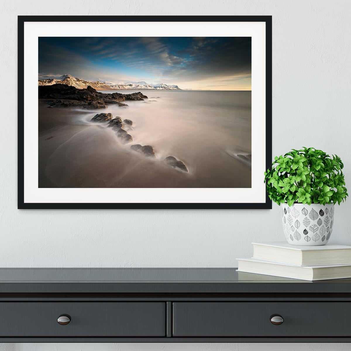 Tides Framed Print - Canvas Art Rocks - 1