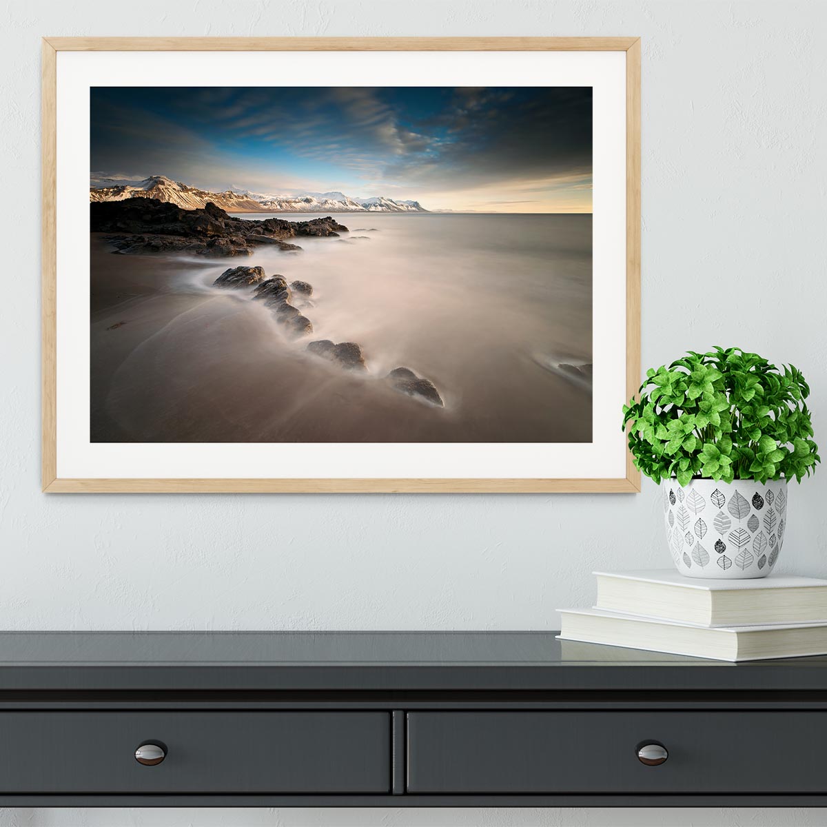 Tides Framed Print - Canvas Art Rocks - 3