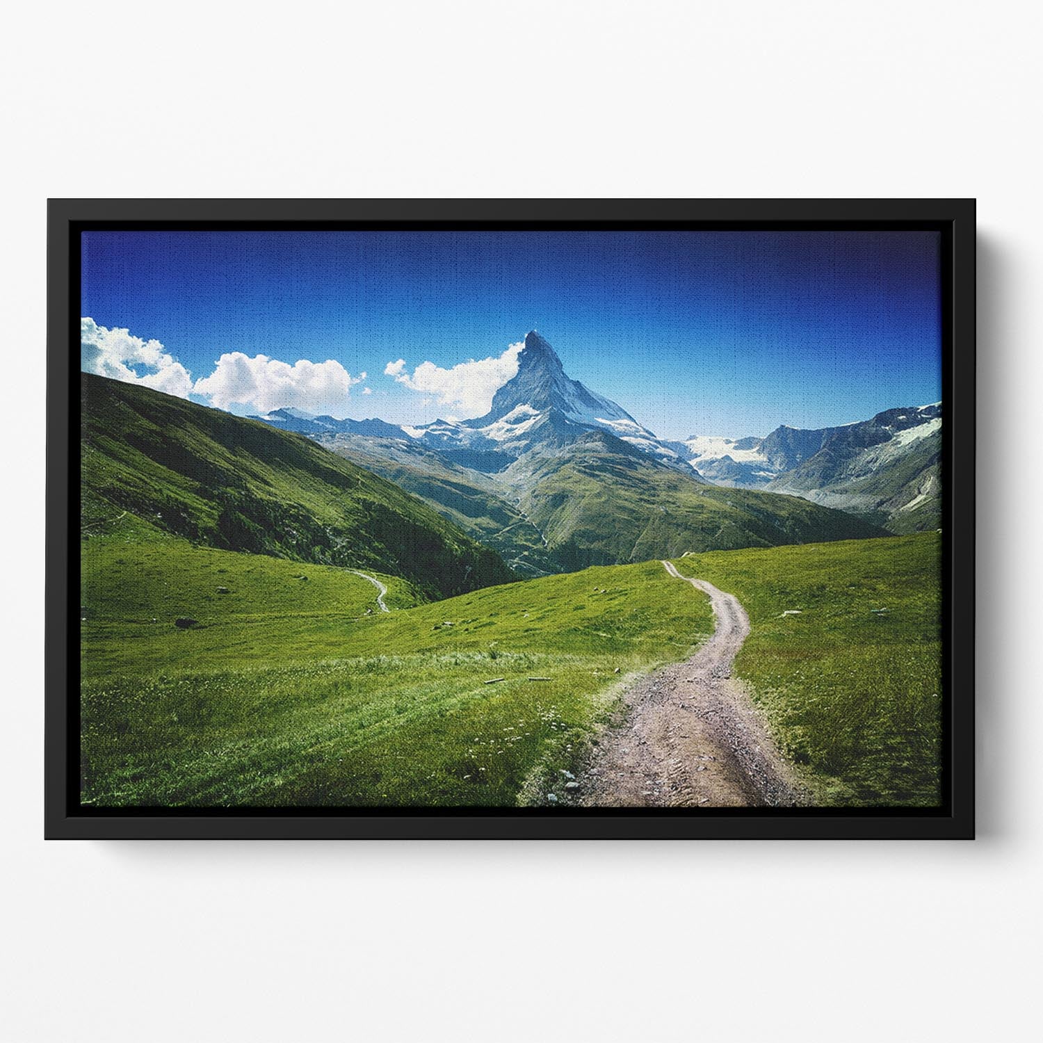 Matterhorn Ii Floating Framed Canvas - Canvas Art Rocks - 2