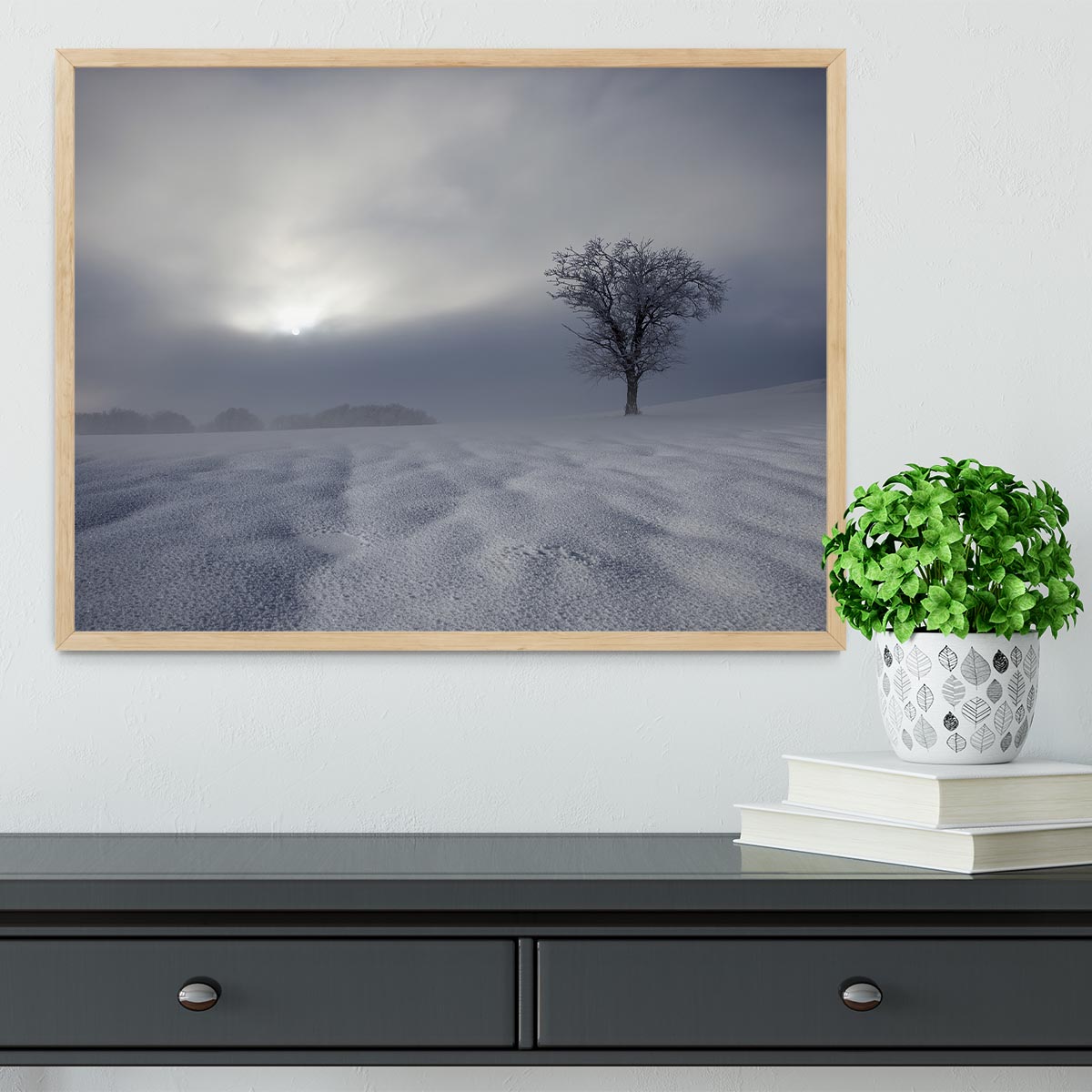 Winter Impression Framed Print - Canvas Art Rocks - 4