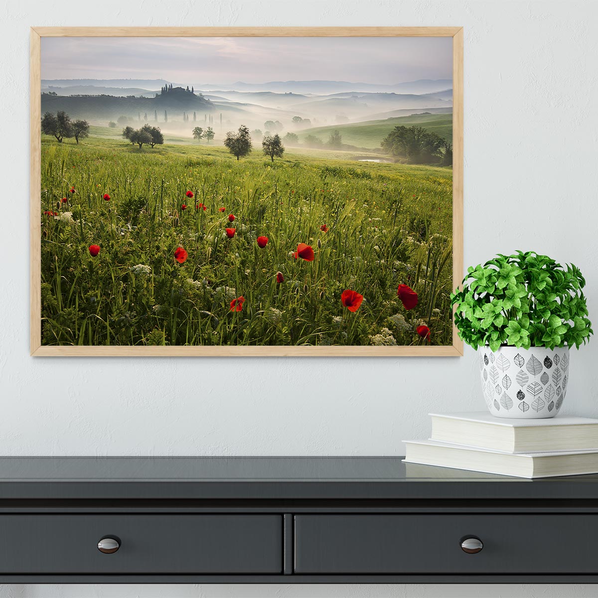 Tuscan Spring Framed Print - Canvas Art Rocks - 4