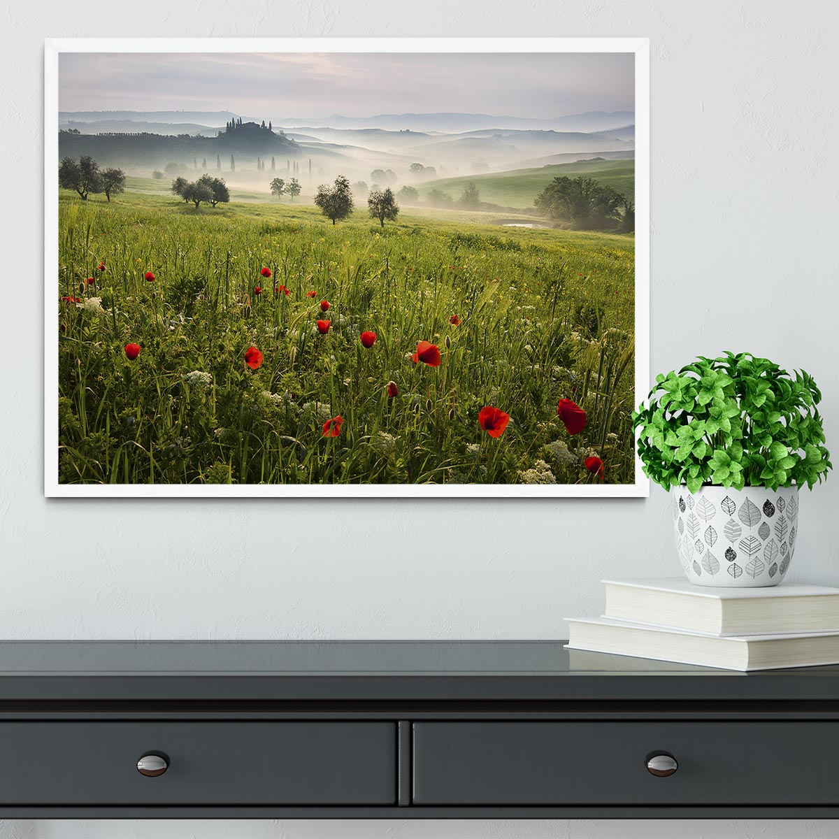 Tuscan Spring Framed Print - Canvas Art Rocks -6