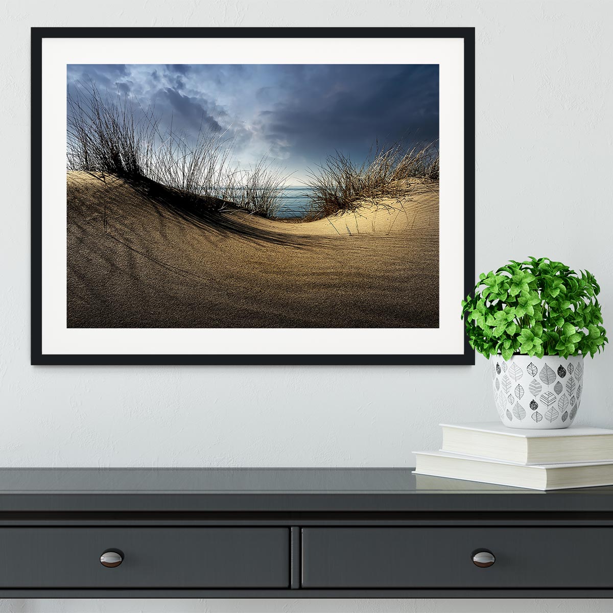 Dunes Framed Print - Canvas Art Rocks - 1