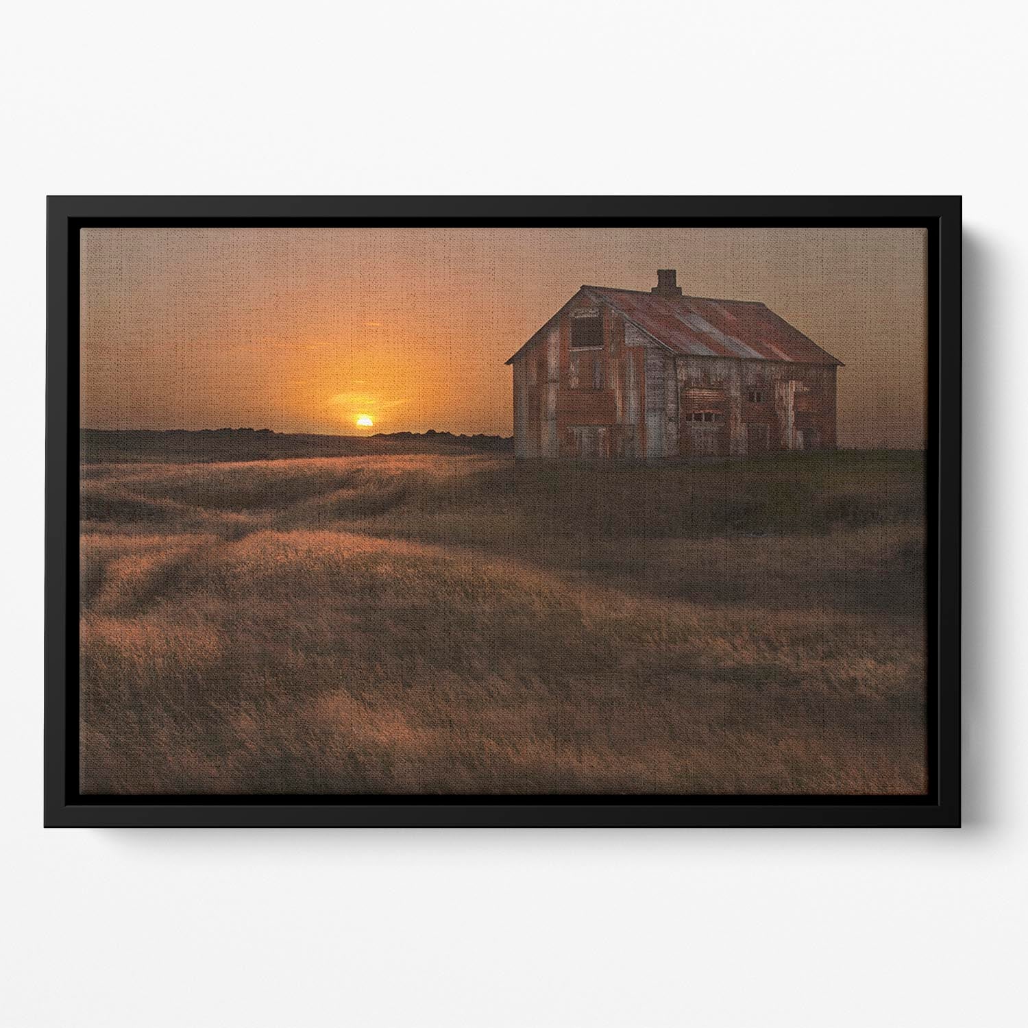 September Sun Floating Framed Canvas - Canvas Art Rocks - 2