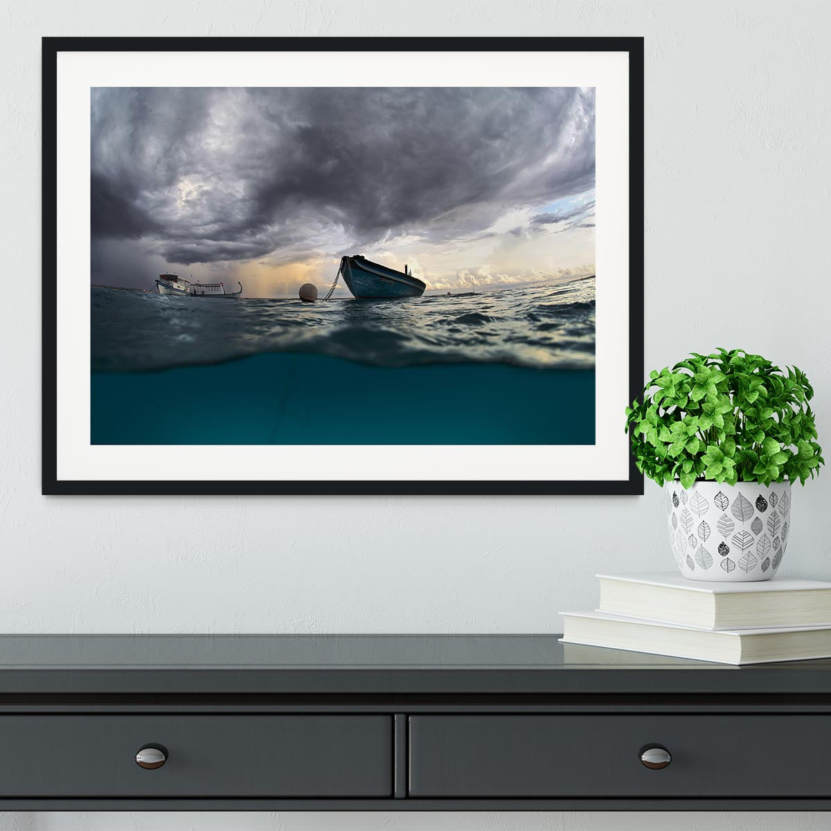 The Boat Framed Print - Canvas Art Rocks - 1