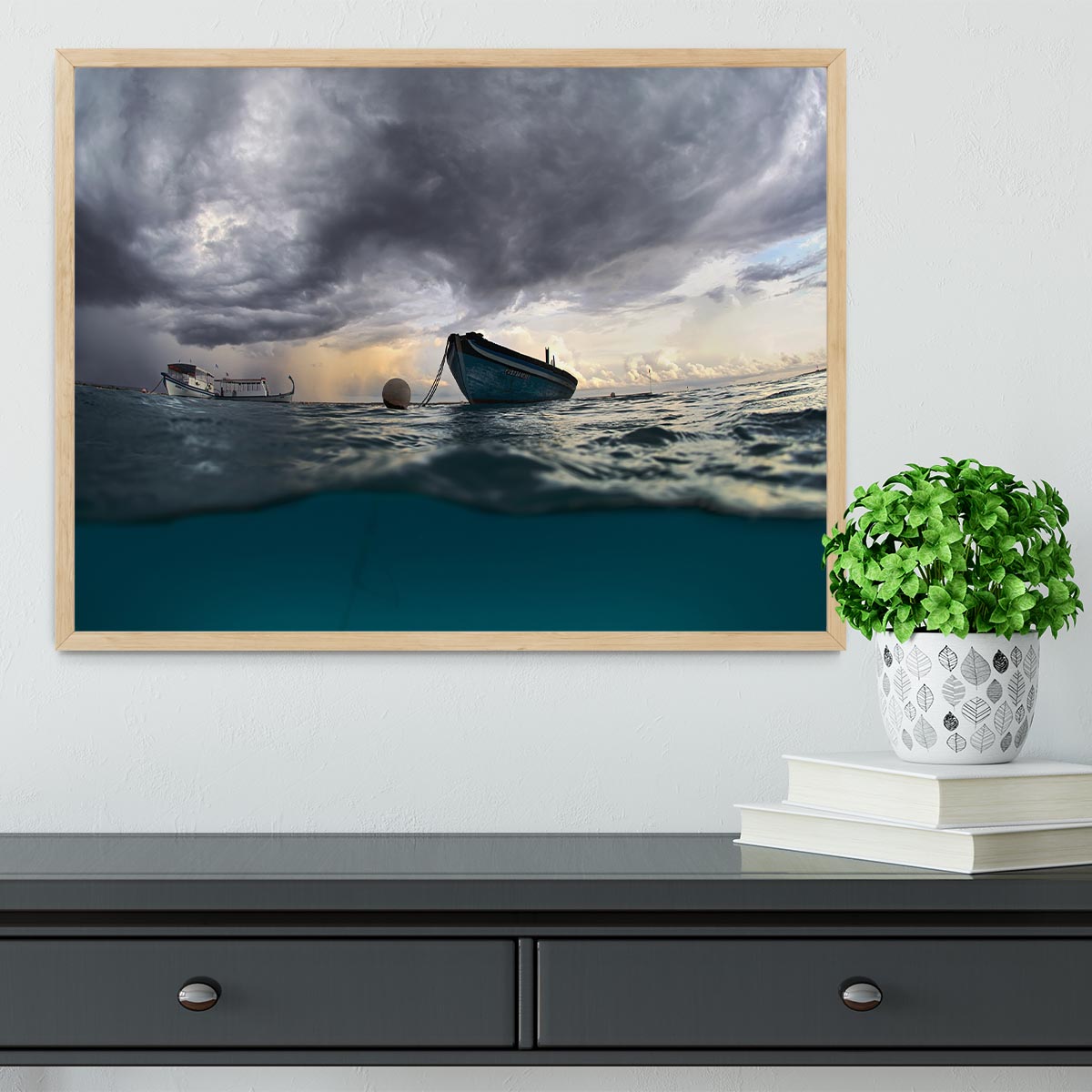 The Boat Framed Print - Canvas Art Rocks - 4