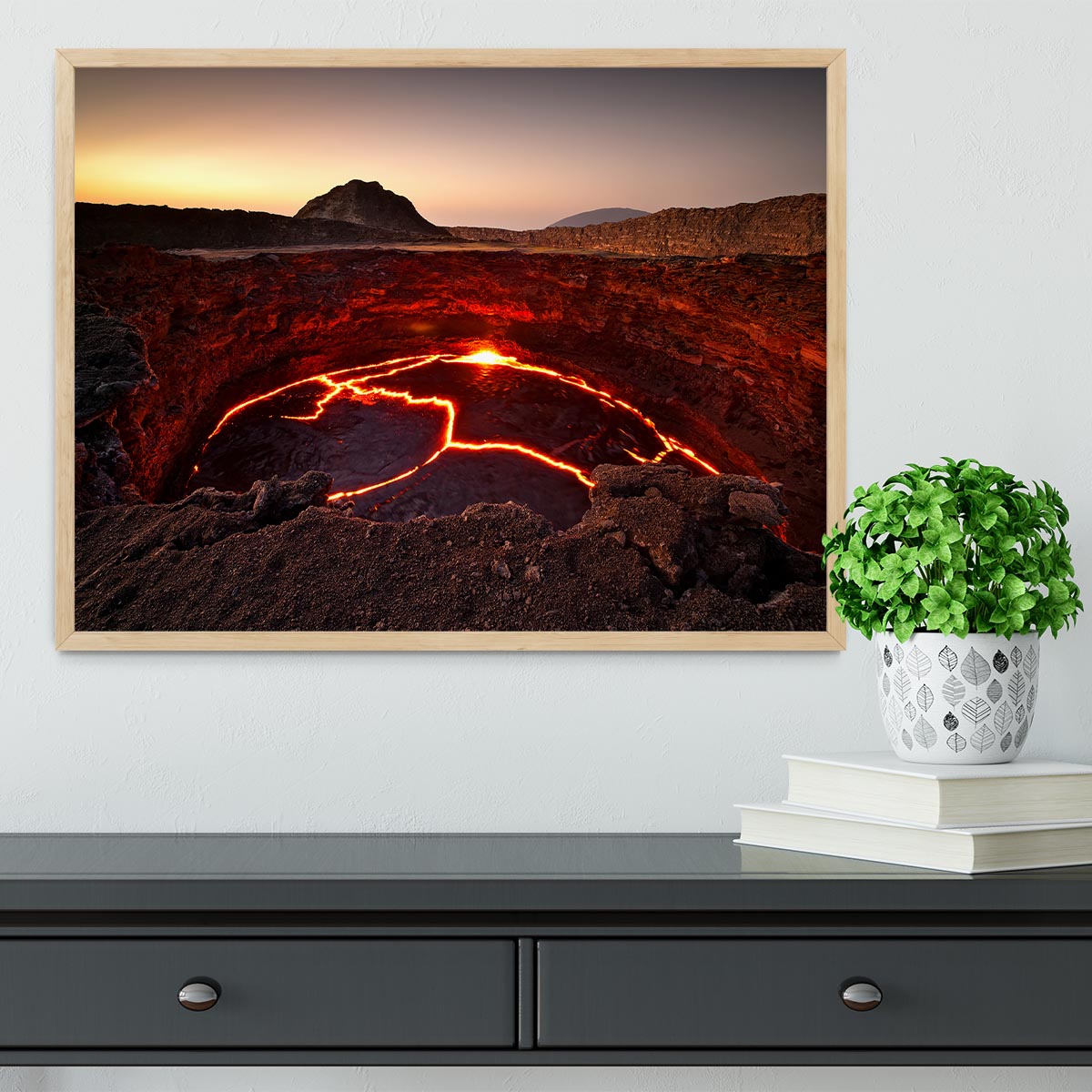 Crater Lake Framed Print - Canvas Art Rocks - 4