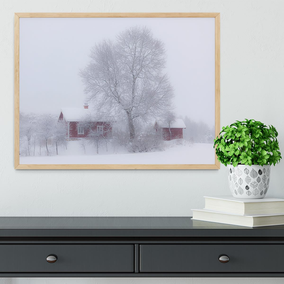 Winter Idyll Framed Print - Canvas Art Rocks - 4