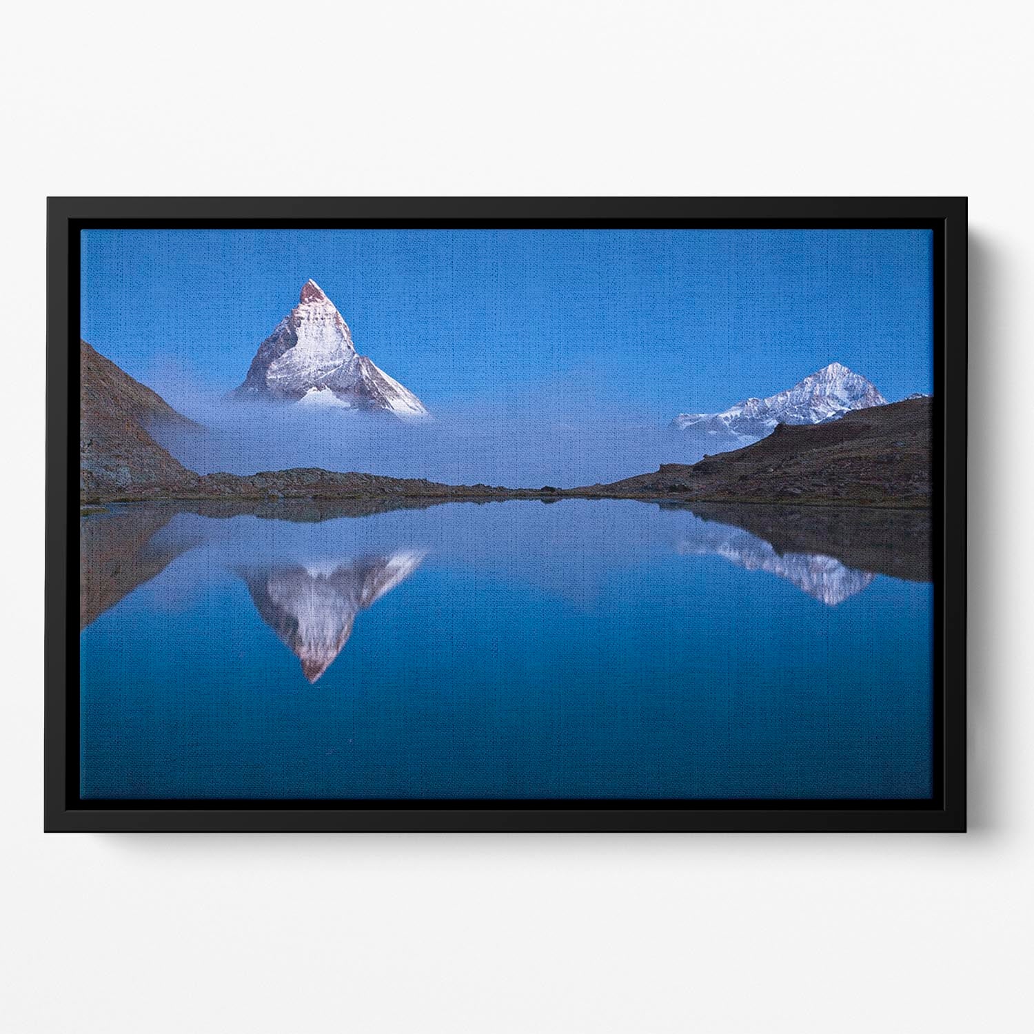 Night Mirror Floating Framed Canvas - Canvas Art Rocks - 2