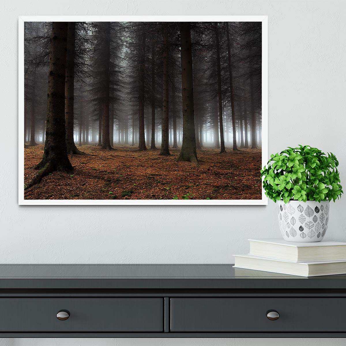 Place Of Silence Framed Print - Canvas Art Rocks -6