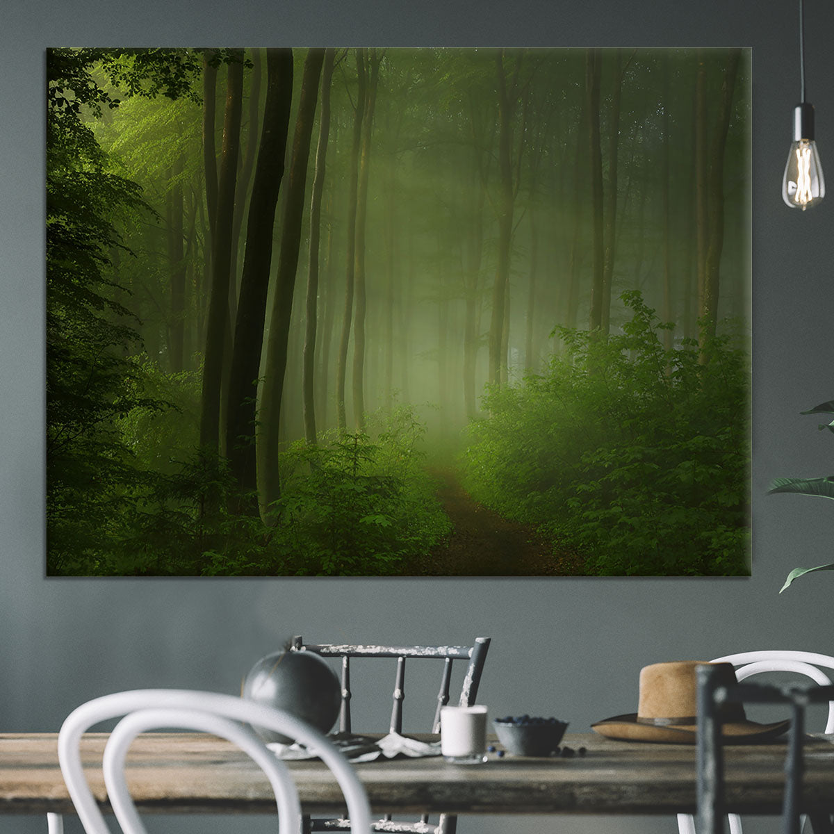 Forest Morning Canvas Print or Poster - Canvas Art Rocks - 3