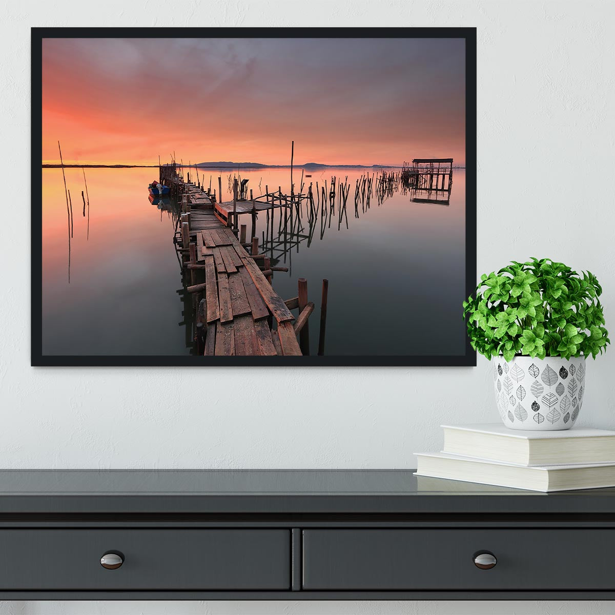 The Lastlight Framed Print - Canvas Art Rocks - 2