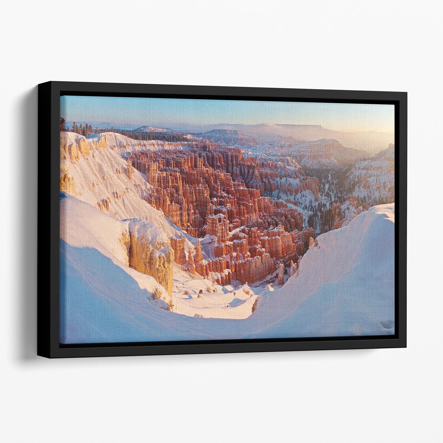 Inspiration Point Floating Framed Canvas - Canvas Art Rocks - 1