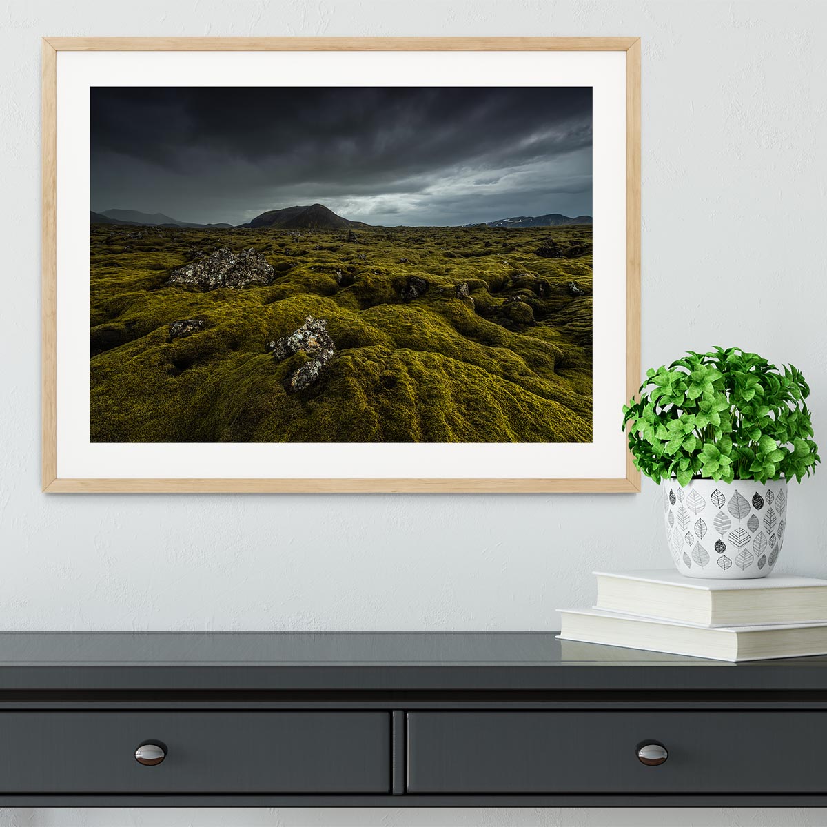 Green Carpet Framed Print - Canvas Art Rocks - 3