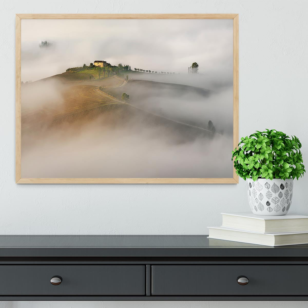 Tuscany Landscape Framed Print - Canvas Art Rocks - 4