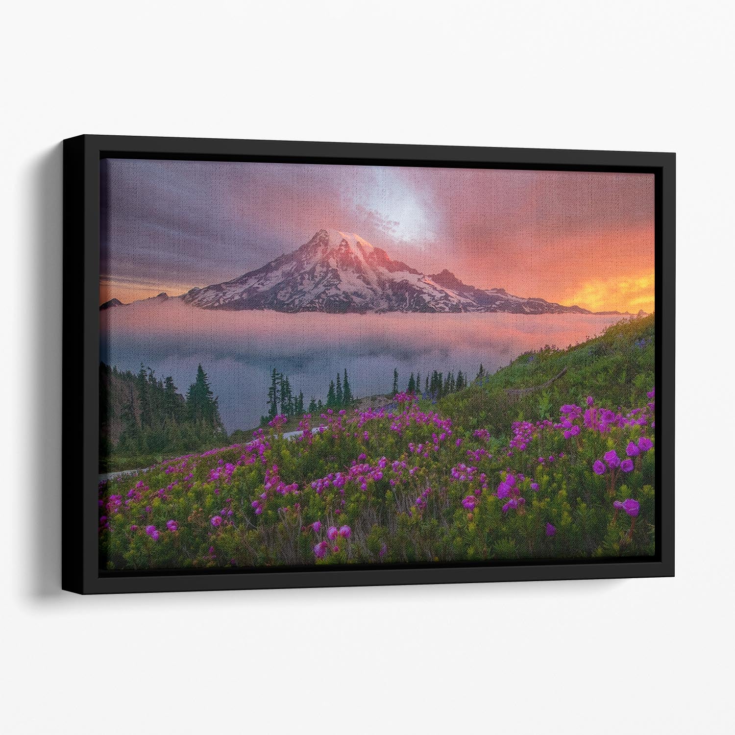 A Moment In Time Floating Framed Canvas - Canvas Art Rocks - 1