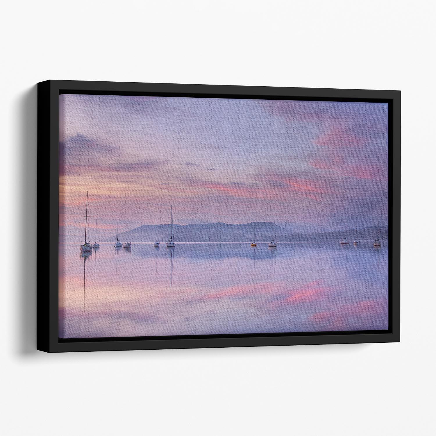 Morning Mood Floating Framed Canvas - Canvas Art Rocks - 1