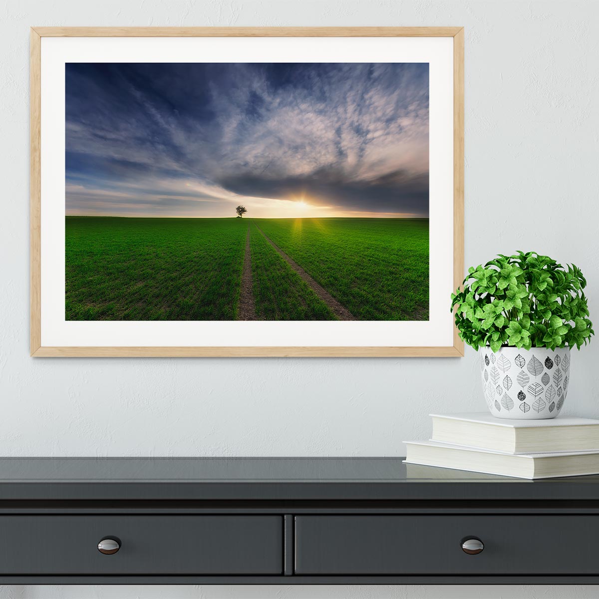 Loner In The Sun Framed Print - Canvas Art Rocks - 3