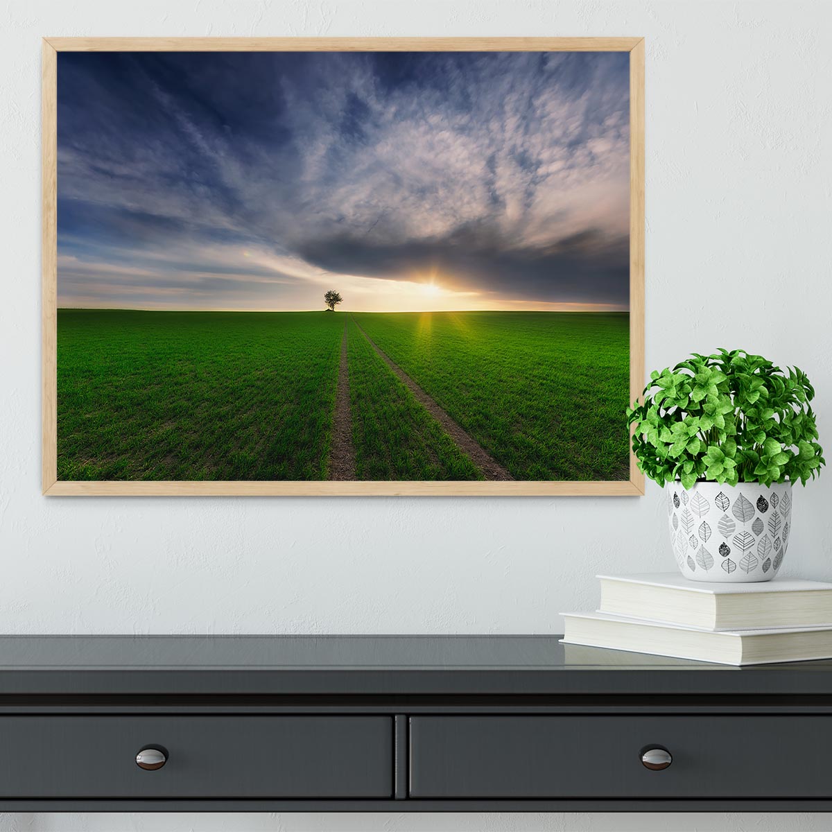 Loner In The Sun Framed Print - Canvas Art Rocks - 4