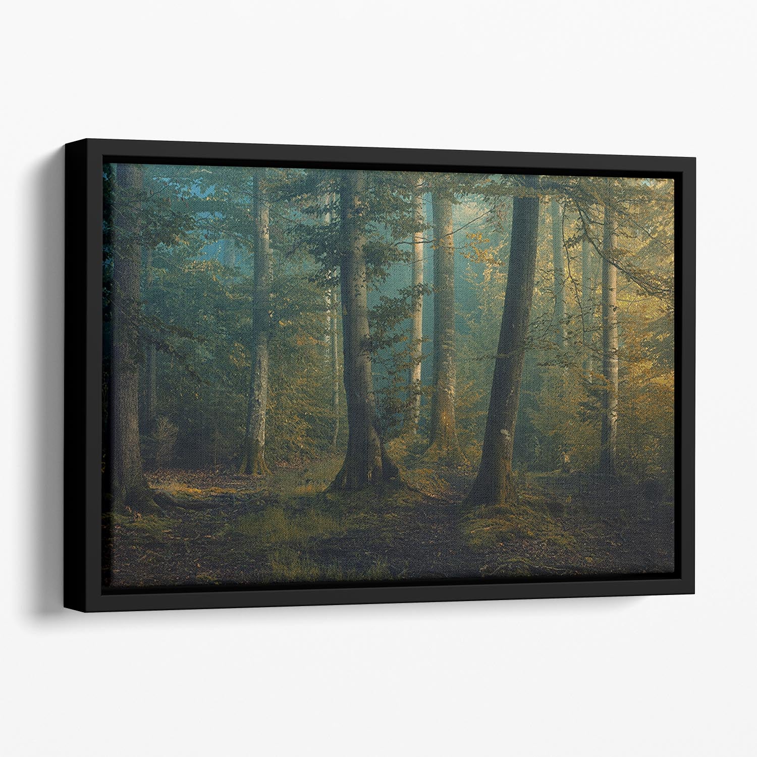 October Colors Floating Framed Canvas - Canvas Art Rocks - 1