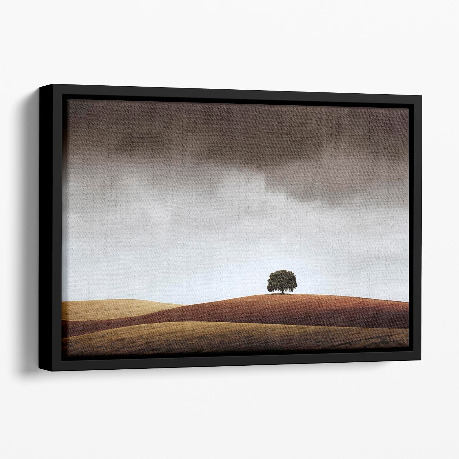 Tuve Que Pararme Al Verla Floating Framed Canvas - Canvas Art Rocks - 1