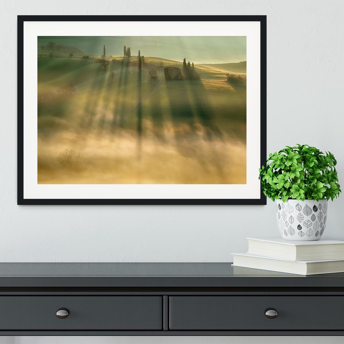 Mist Framed Print - Canvas Art Rocks - 1