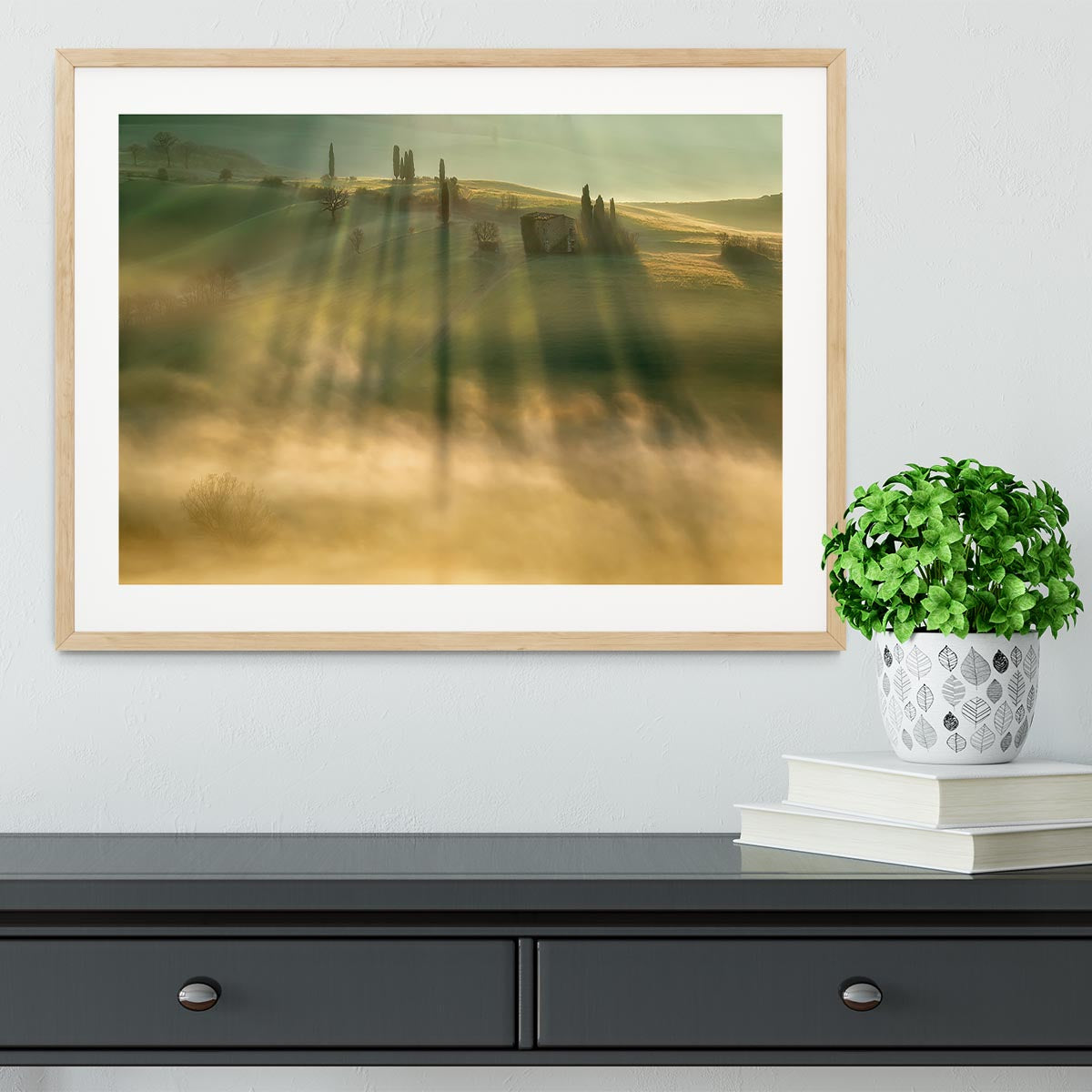 Mist Framed Print - Canvas Art Rocks - 3