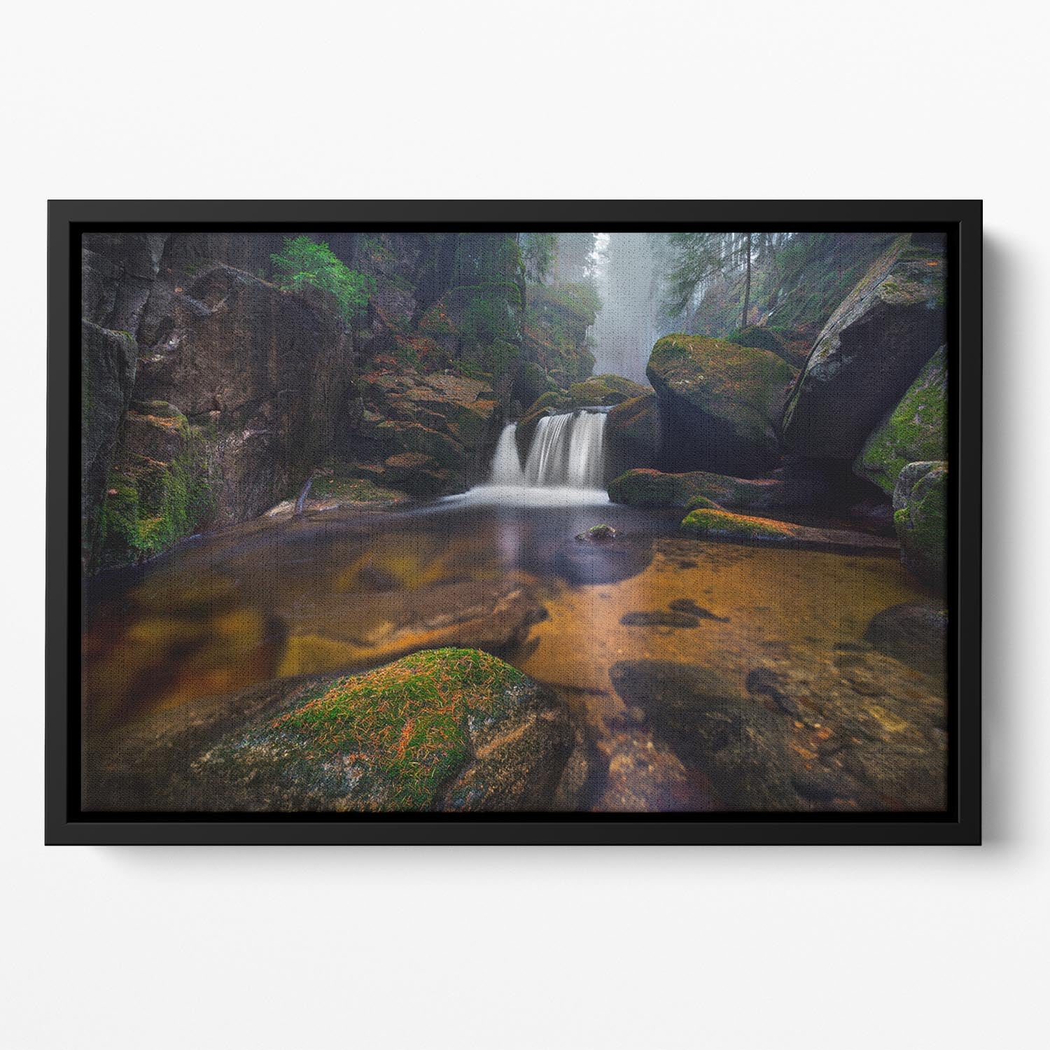 River Tales Floating Framed Canvas - Canvas Art Rocks - 2