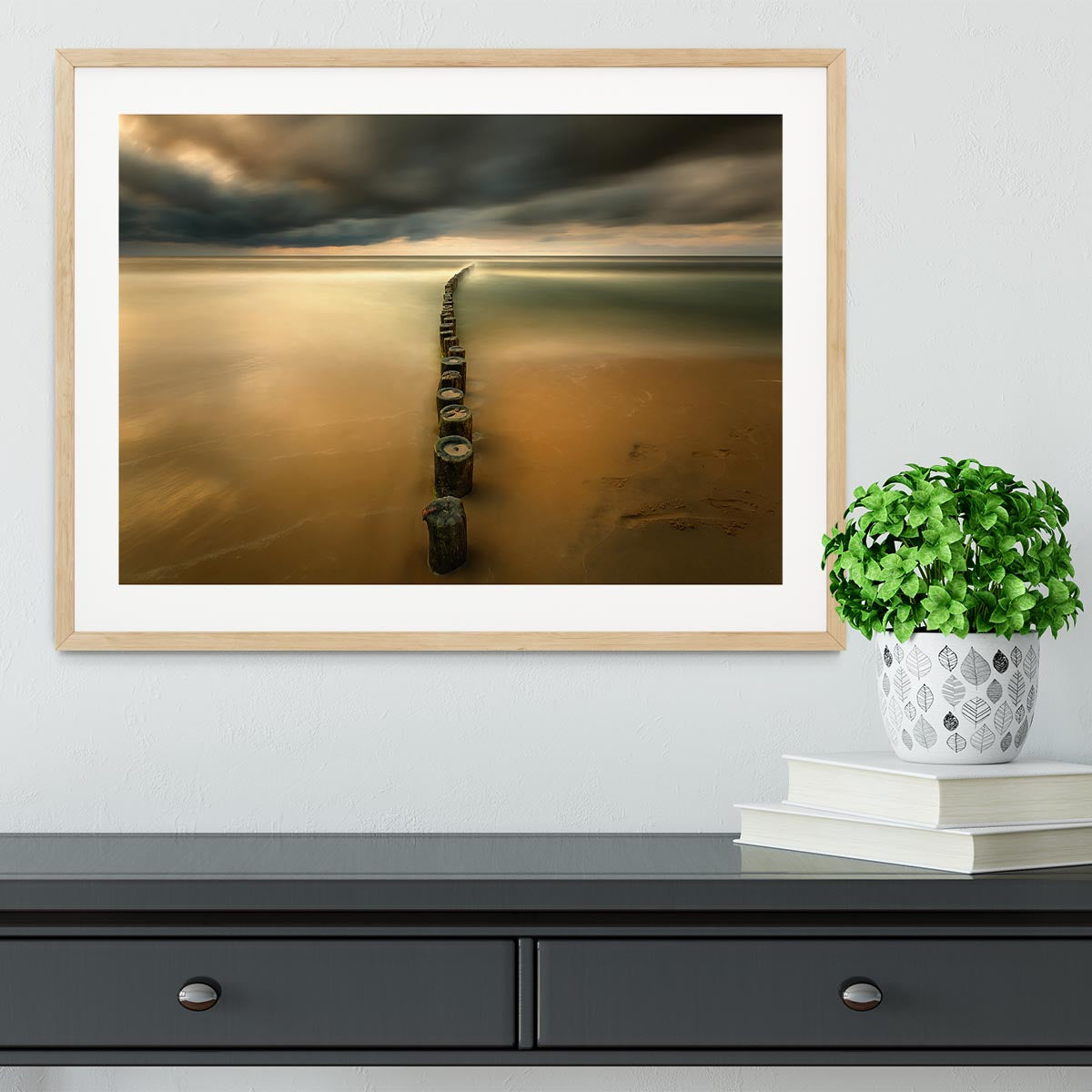 Line Framed Print - Canvas Art Rocks - 3