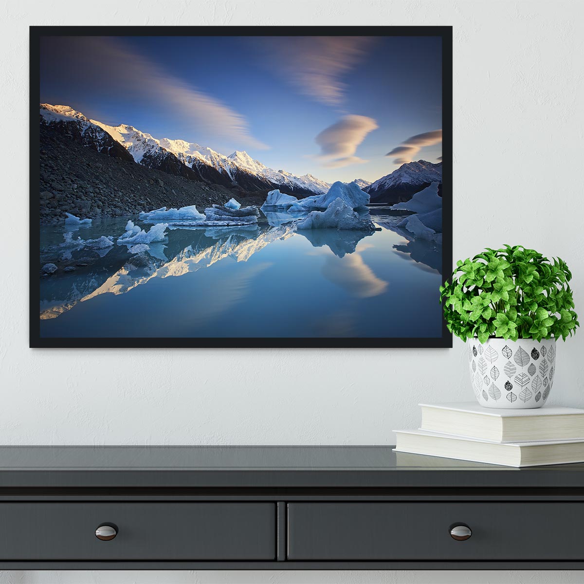 Winter Symmetry Framed Print - Canvas Art Rocks - 2