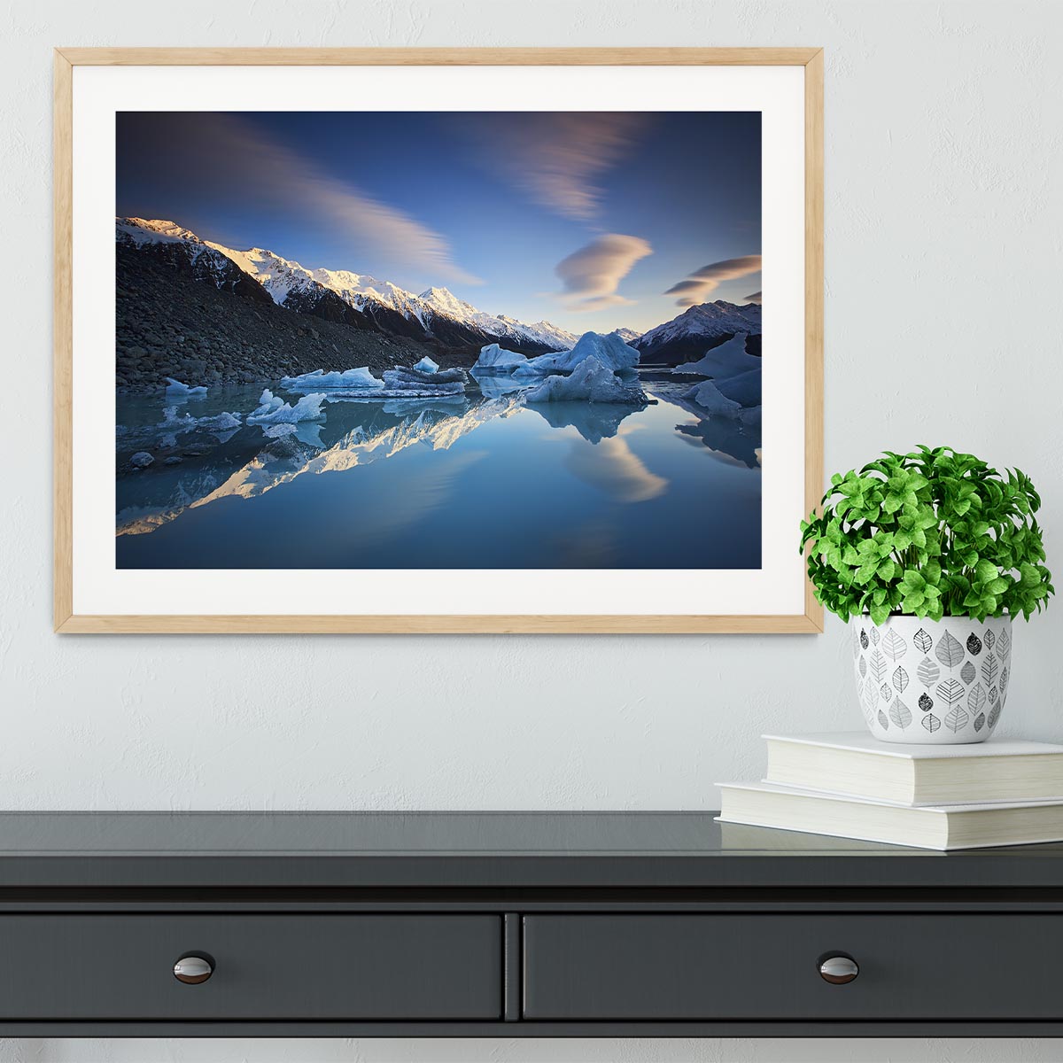 Winter Symmetry Framed Print - Canvas Art Rocks - 3