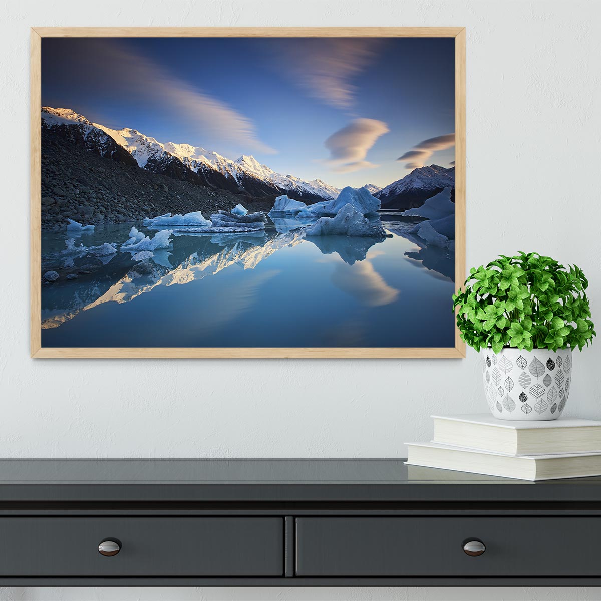 Winter Symmetry Framed Print - Canvas Art Rocks - 4