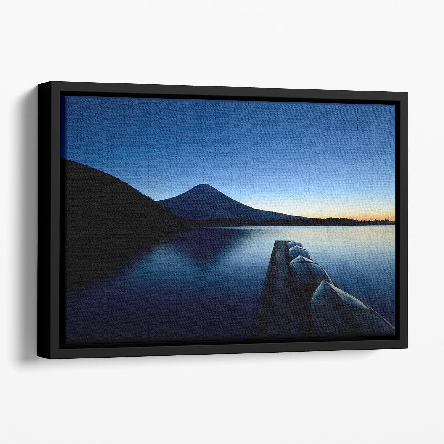 Silence Floating Framed Canvas - Canvas Art Rocks - 1