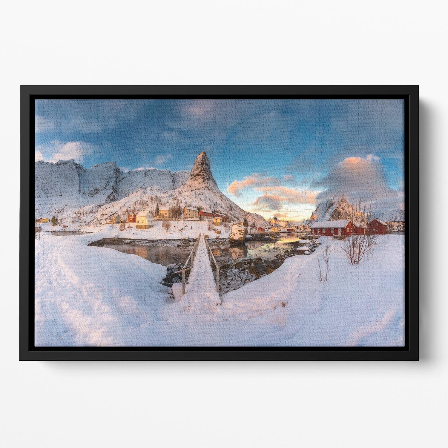 Reine Floating Framed Canvas - Canvas Art Rocks - 2