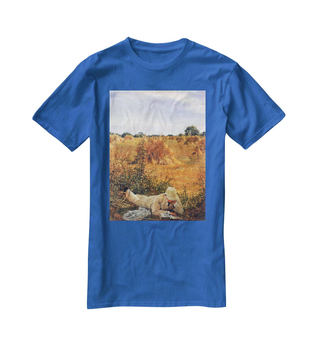 94 degrees in the shade by Alma Tadema T-Shirt - Canvas Art Rocks - 2