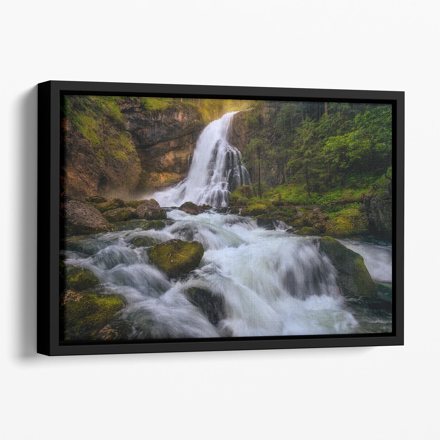 Spring Flood Floating Framed Canvas - Canvas Art Rocks - 1