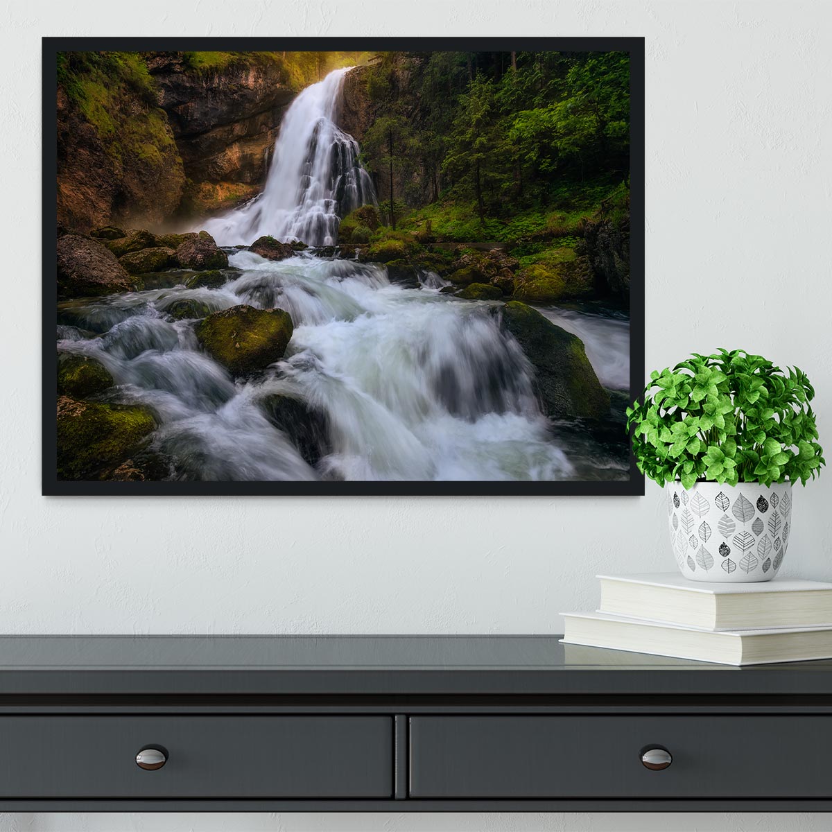 Spring Flood Framed Print - Canvas Art Rocks - 2