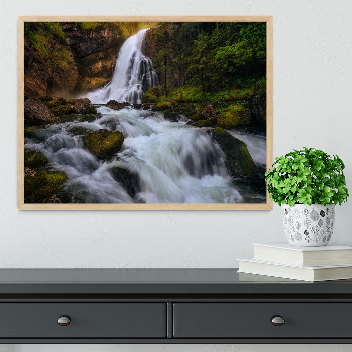 Spring Flood Framed Print - Canvas Art Rocks - 4