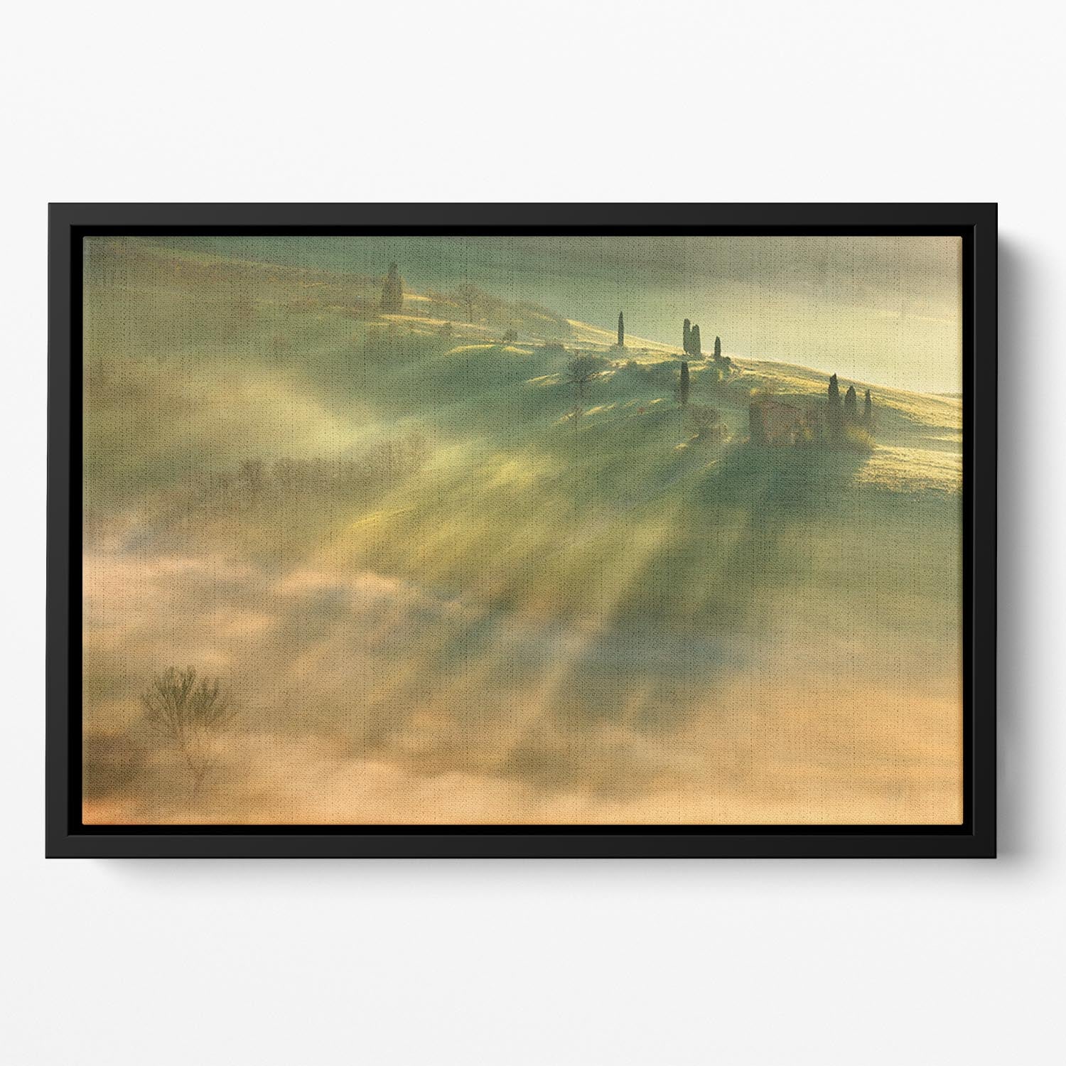 Mist Floating Framed Canvas - Canvas Art Rocks - 2