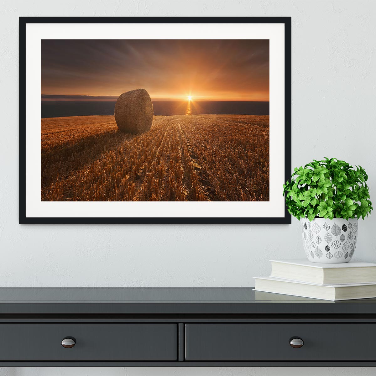 Gold Harvest Framed Print - Canvas Art Rocks - 1