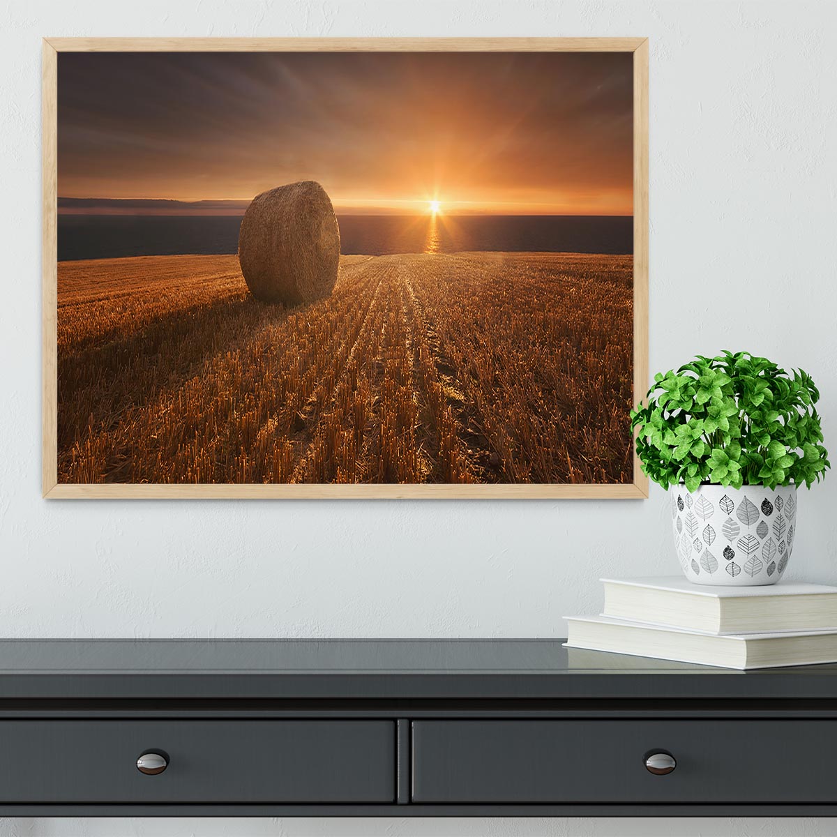 Gold Harvest Framed Print - Canvas Art Rocks - 4