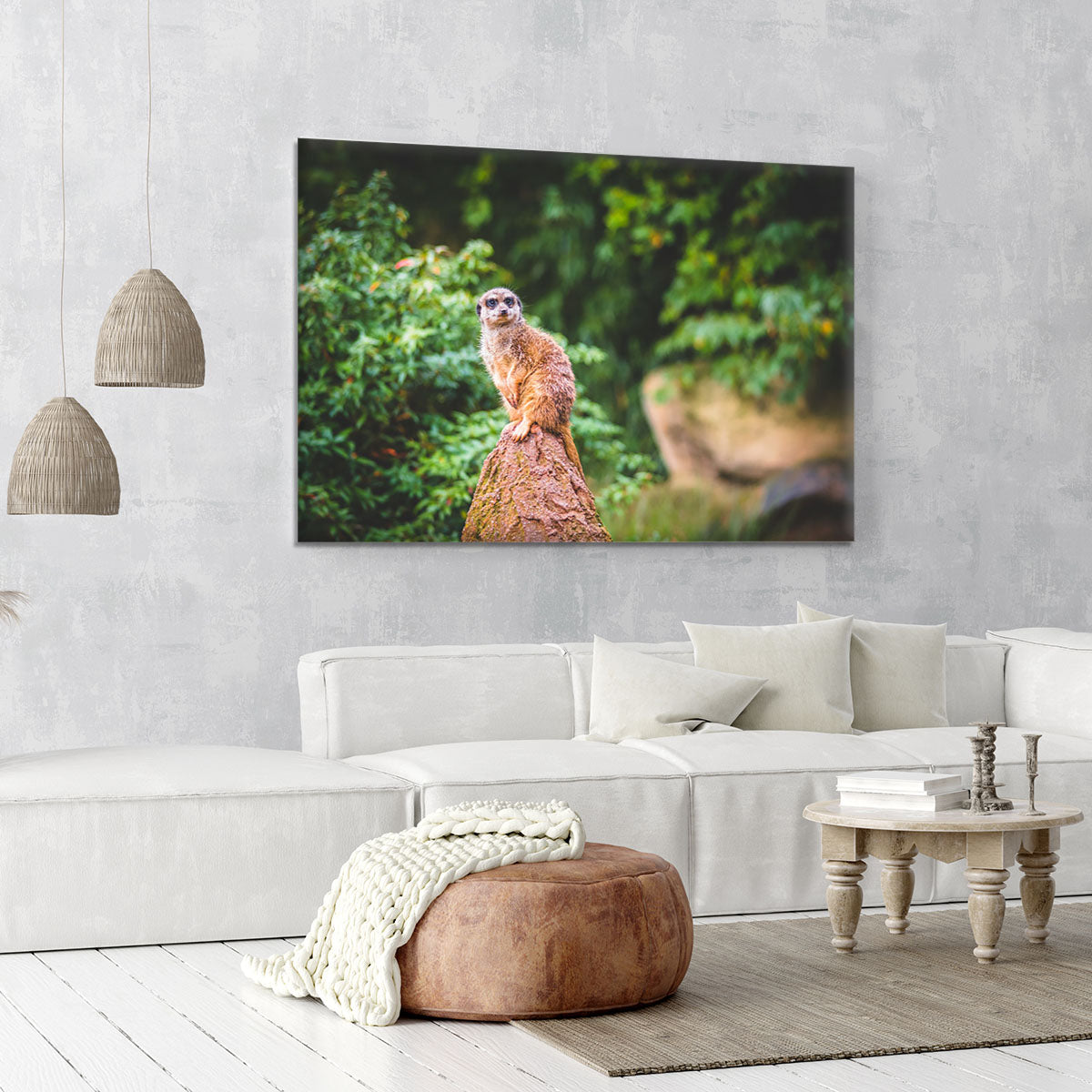 A Meerkats full attention Canvas Print or Poster - Canvas Art Rocks - 6