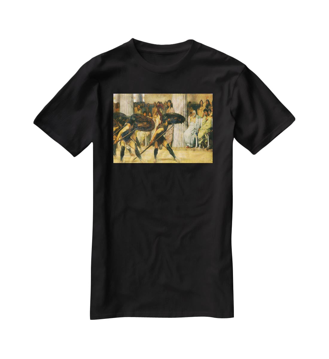 A dance for Phyrrus by Alma Tadema T-Shirt - Canvas Art Rocks - 1
