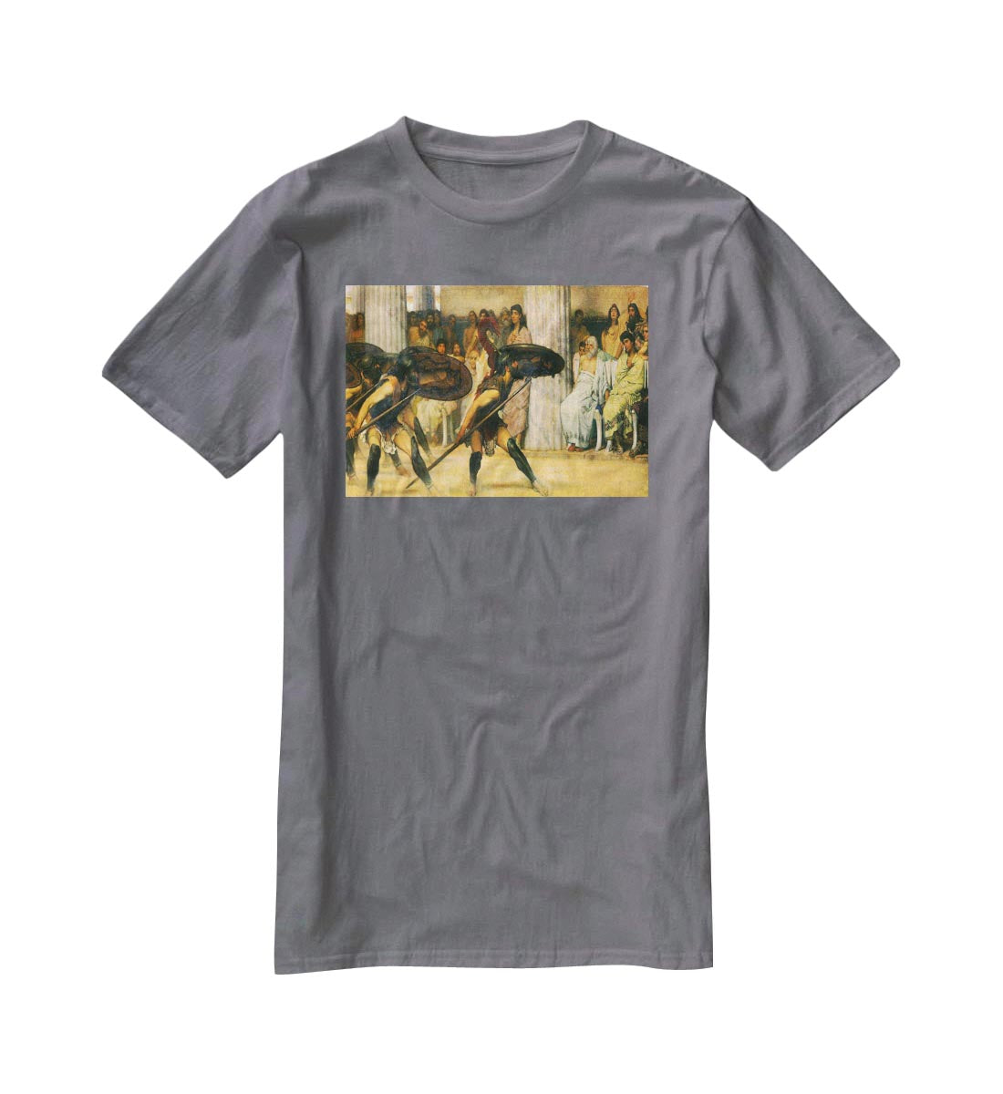 A dance for Phyrrus by Alma Tadema T-Shirt - Canvas Art Rocks - 3