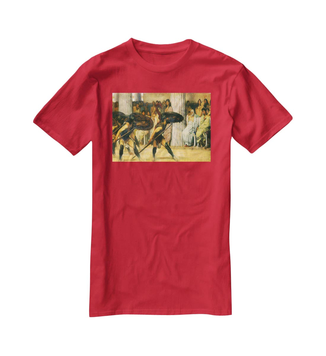 A dance for Phyrrus by Alma Tadema T-Shirt - Canvas Art Rocks - 4